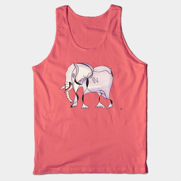 The White Elephant Tank Top by WorldofPollux